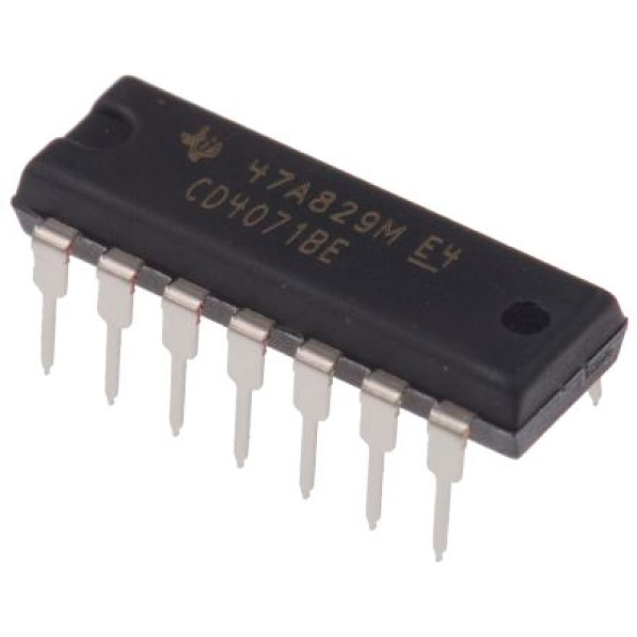 Texas Instruments CD4071BE, Quad 2-Input OR Logic Gate, 14-Pin PDIP