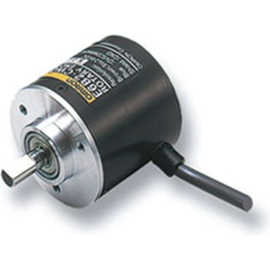 Omron E6C3 Series Absolute Absolute Encoder, 360 ppr, PNP Open Collector Signal, Solid Type, 8mm Shaft